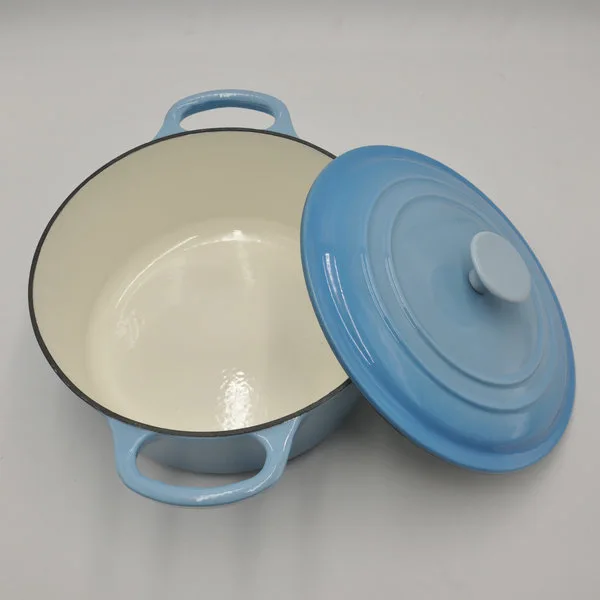 Enamel cast iron casserole