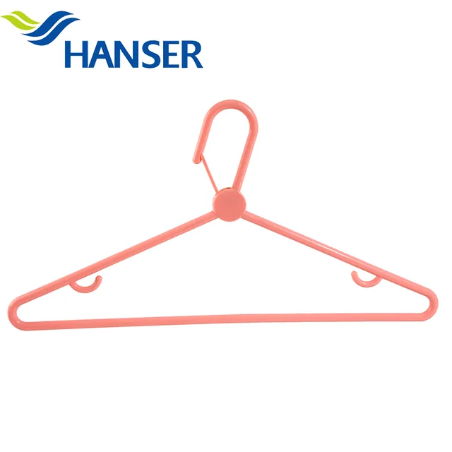 Windproof plastic hanger