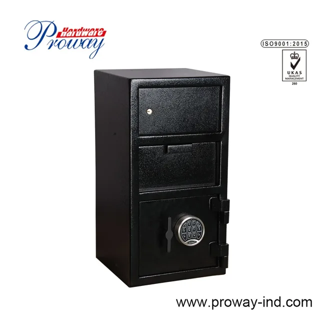 Office Home Security Cash Drop Commercial Bank Hotel Digital Electronic Money Safe Deposit Box Cabinet