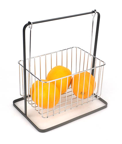 Basket， Iron basket， Metal basket， Fruit basket, kitchen basket, storage basket