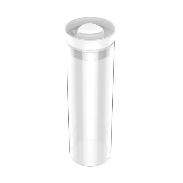 Straight glass vacuum food storage containers 1.2L