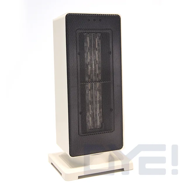 White PTC tower heater with oscillation/1500W for family/home/office use/portable ceramic heater