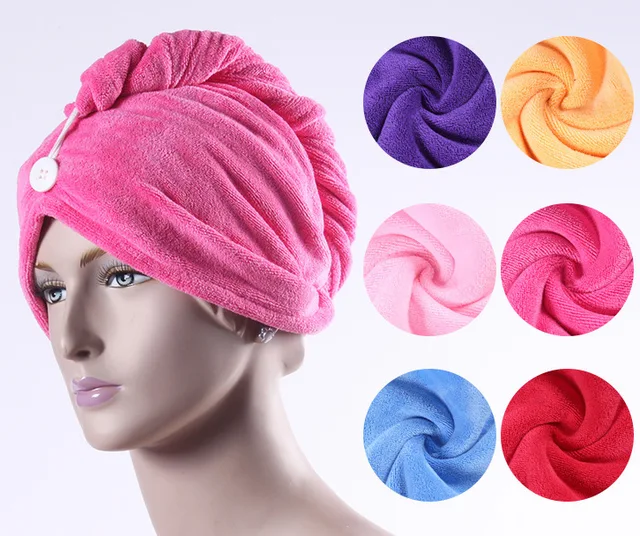 Microfiber Hair Turban Towel