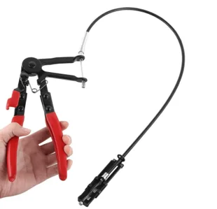 Flexible laryngeal tube clamp