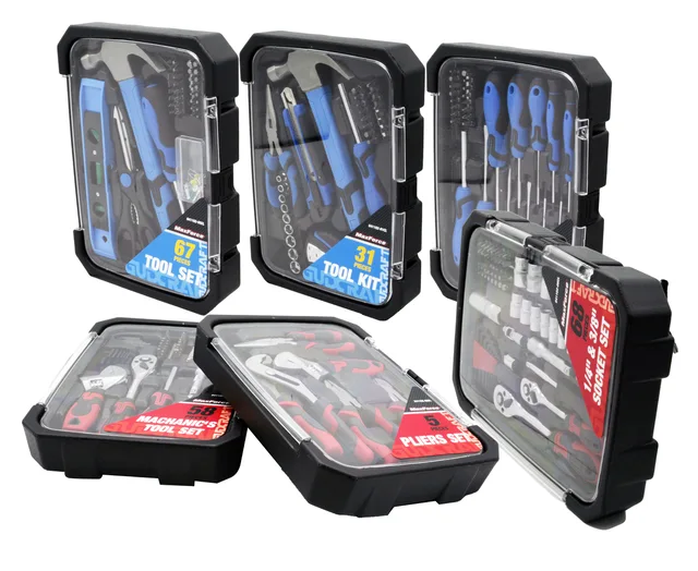 Tool Set With Transparent Box