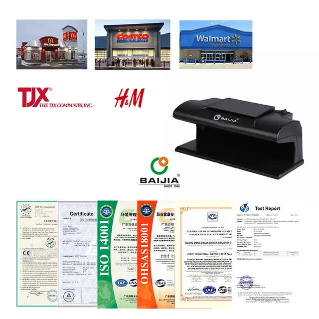 Auto Alarm Simple Banknote Detector BJ-136B