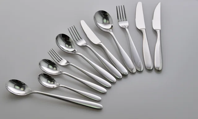 High quality mirror polish stainless steel cutlery 72pcs set