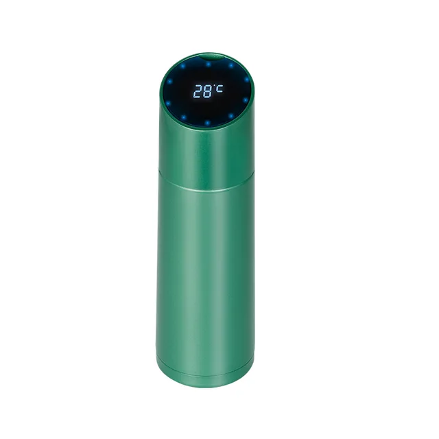 LED Digital Smart Stainless Steel Water Bottle Intelligent Temperature Measuring Cup
