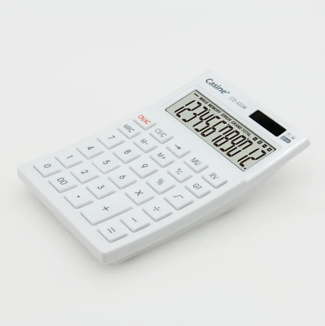 CD-423W - 12-digit desktop calculator- Casine
