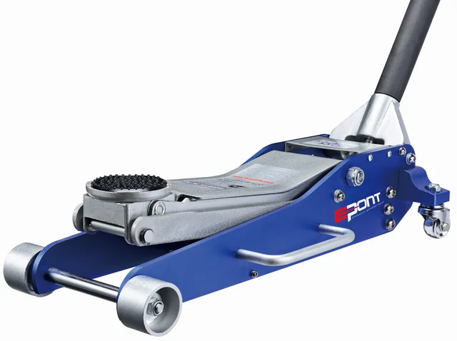 Aluminum/steel low profile hydraulic floor jack 2T with double pump