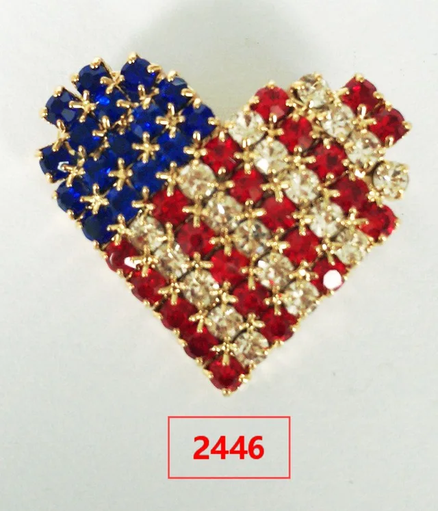 Heart series brooch