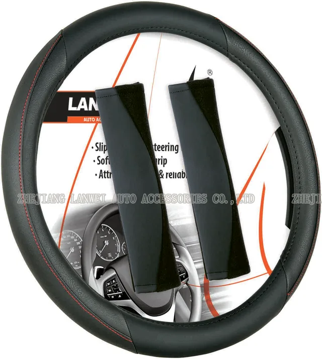 Hot sell car steering wheel cover and shoulder pads combination