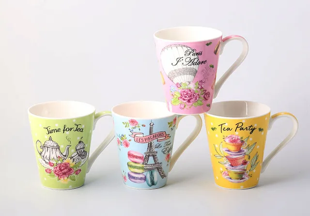 ZH1914 Macarons collection 300cc milk mug