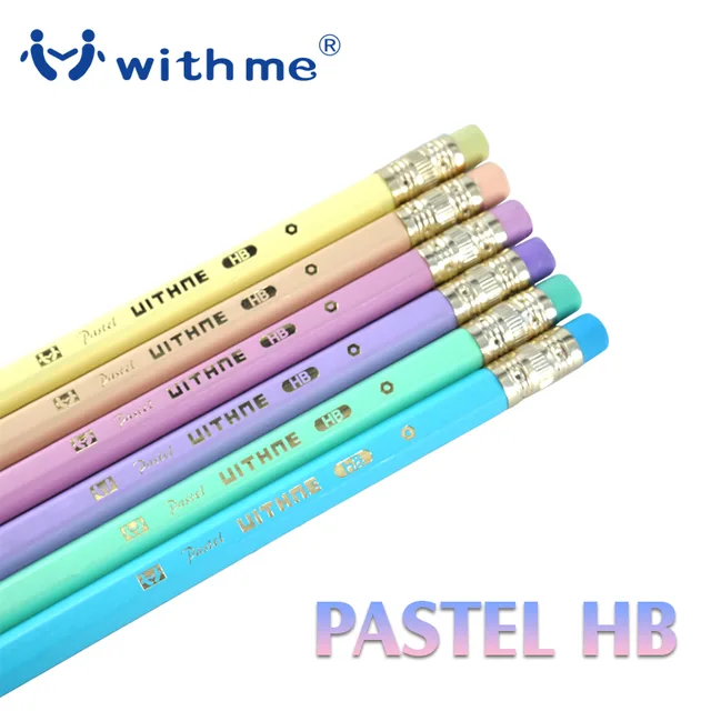 Pencil with eraser, pencil with rubber