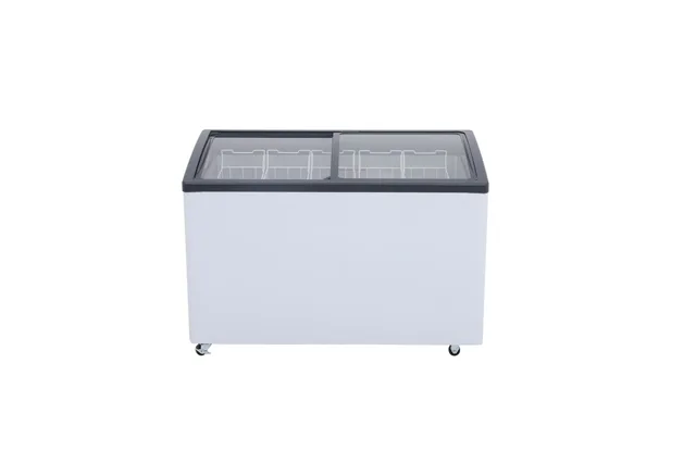 Curved Glass Door Show Case Freezer