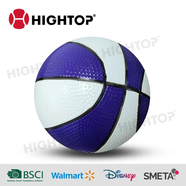 Rainbow PVC inflatable grain surface basketball