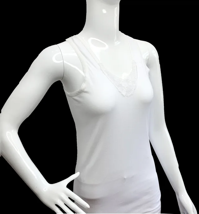 Ladies Vest With Lace