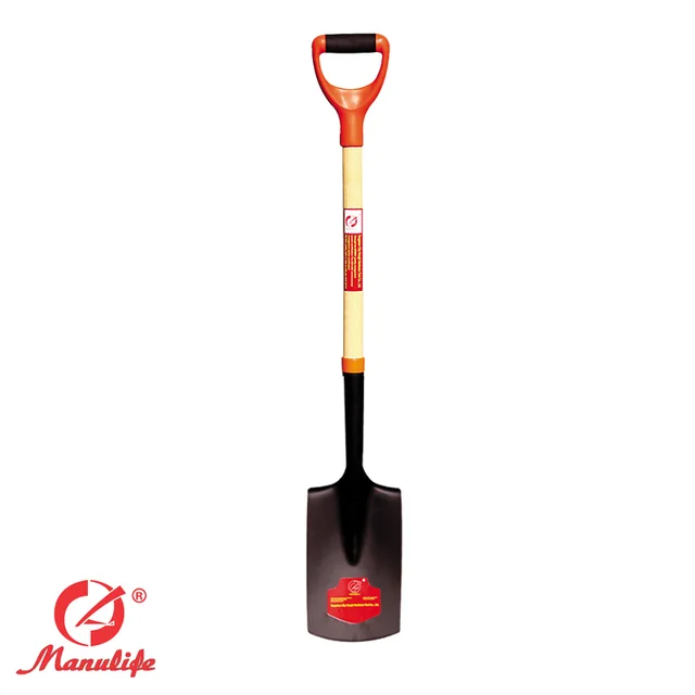 Wooden handle shovel