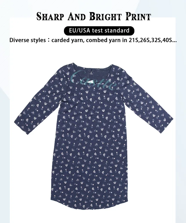 Ladies AOP Jersey Sleepdress