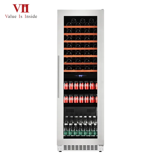 VII VBW125D Dual Zone Wine & Beverage Cabinet