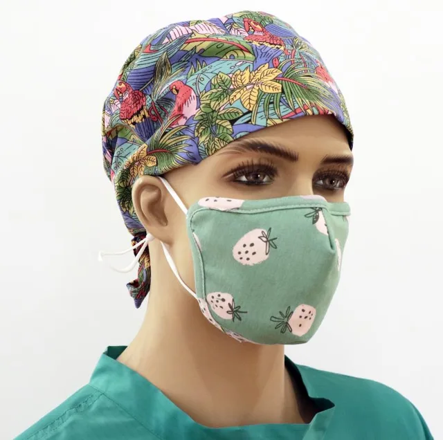 Washable kniited cotton face mask
