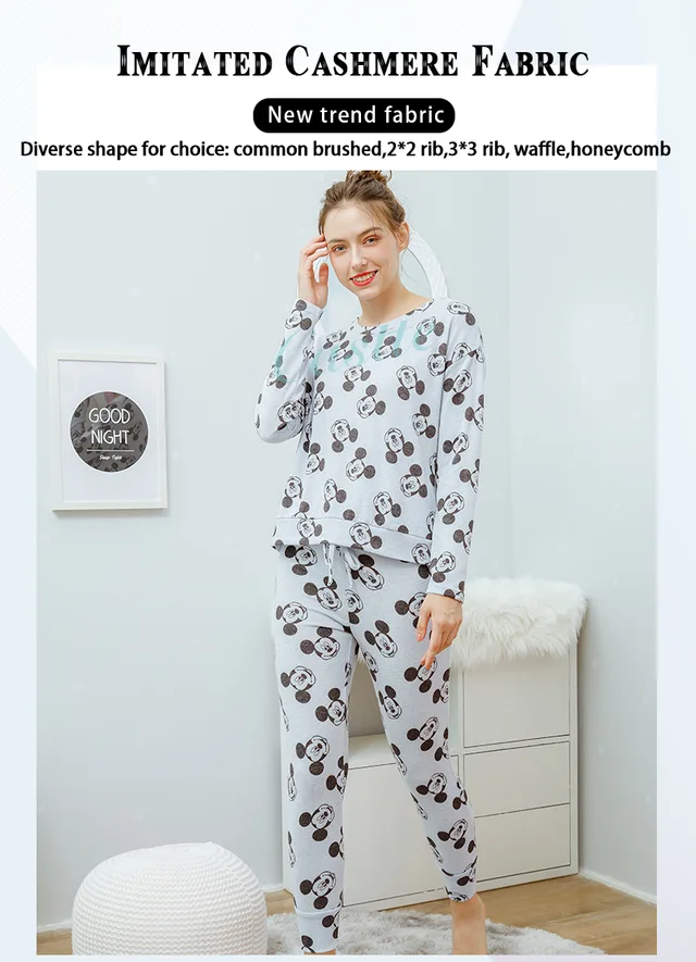 Ladies AOP Cashmere Loungewear Set