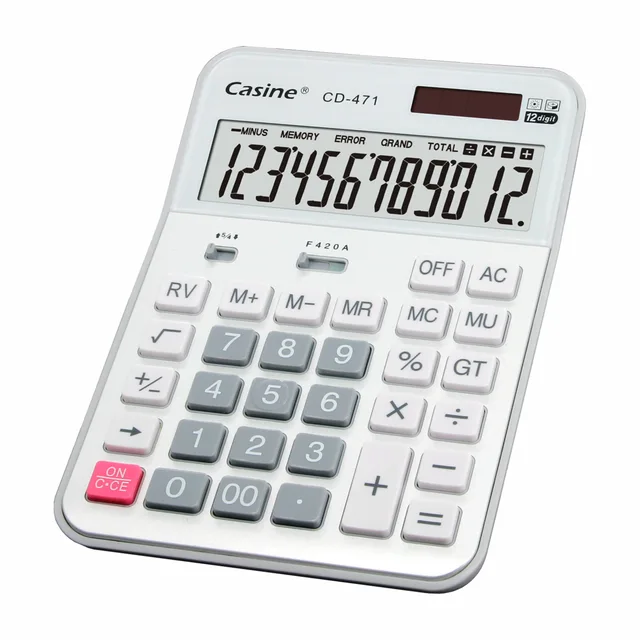CD-471 - Calculator -12-digit desktop calculator -Casine