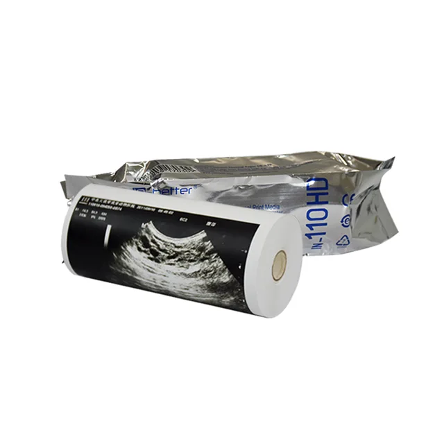 Top Quality Medical Ultrasound Thermal Paper Roll 110HD 110mm*20m For Video Printer