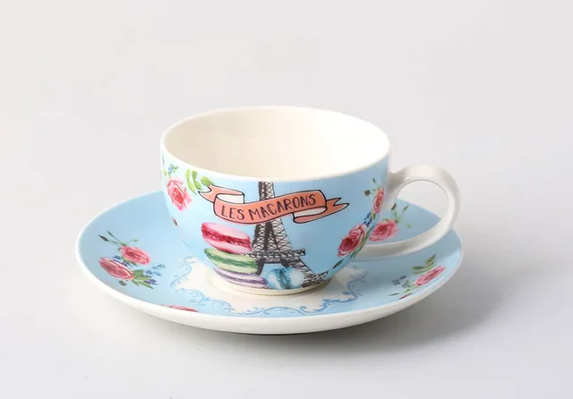 ZH1914 Macarons collection coffee 100cc cup and saucer