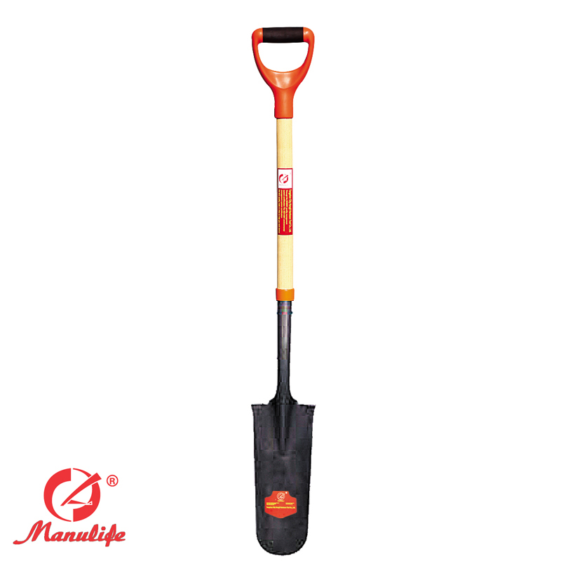 Wooden handle shovel spade,wood handle spade,pala
