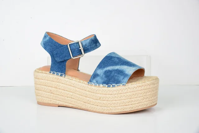 2020 Fashion TIE-DYED print Upper Women Sandal espadrille(HS20 william-02