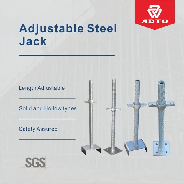 Adjustable Hollow/Solid Scaffold Screw Jack