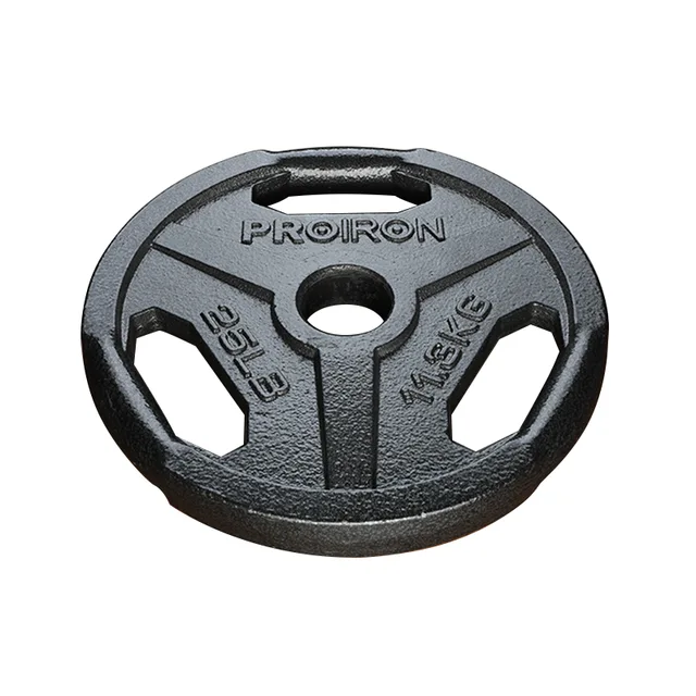 25LB Cast Iron Olympic Plates