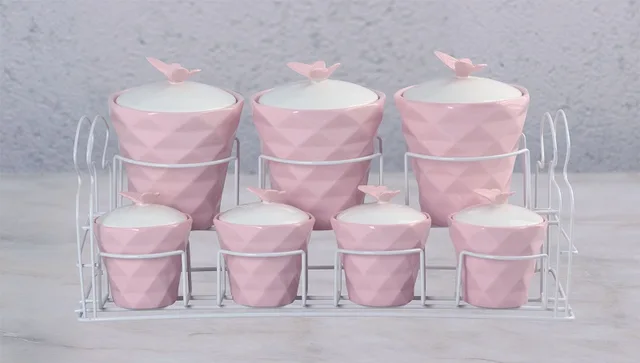 7 pcs spicy set with stand