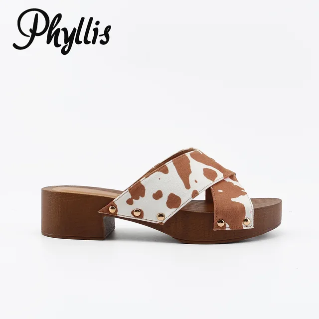 PU Wooded Heel