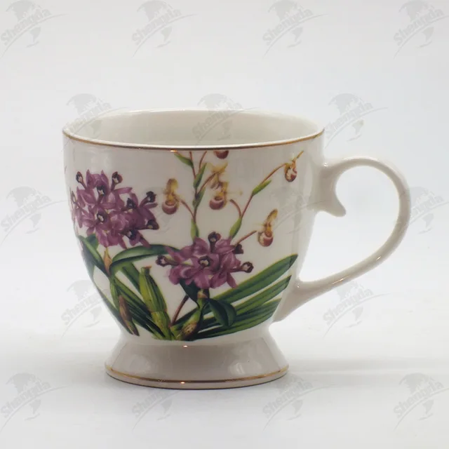 450ML Kensington mug with Flower Design