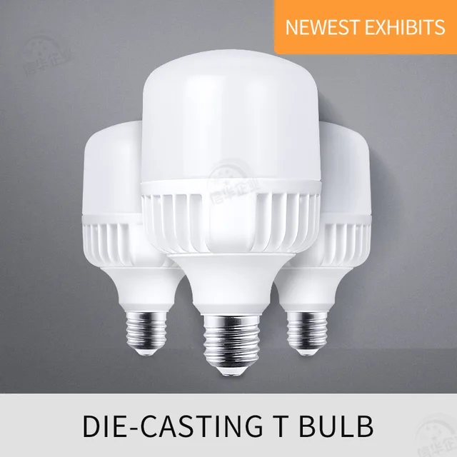 Die Casting Aluminum LED T Bulb 20w 30w 40w 50w 60w