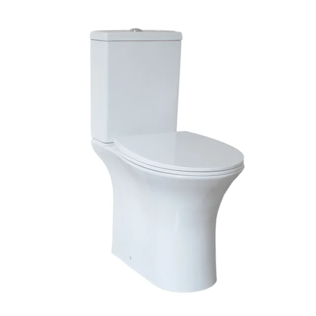Popular Rimless Two Piece Toilet