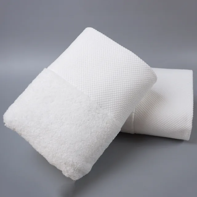 Dobby Border Style Towel 100% Terry Cotton for Hotel