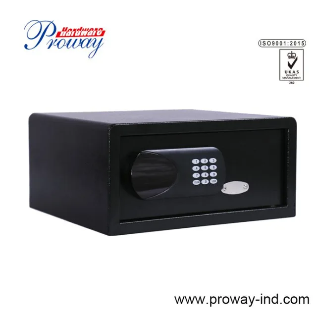Hotel safe with LCD display