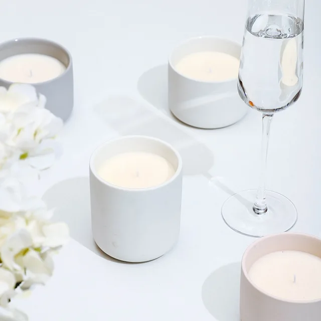 Ceramic candle cup