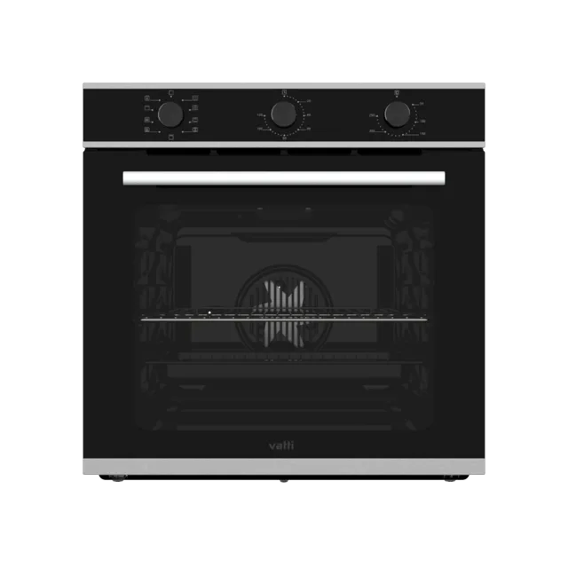 Vatti Chinabest E750109-H1H3K 600mm 24 inch Electric Single Wall Oven Convection with 9 Cooking Functions Mechanical Knobs Control in Stainless Steel Model 2020