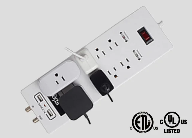 00802 power strip with USB 8AC