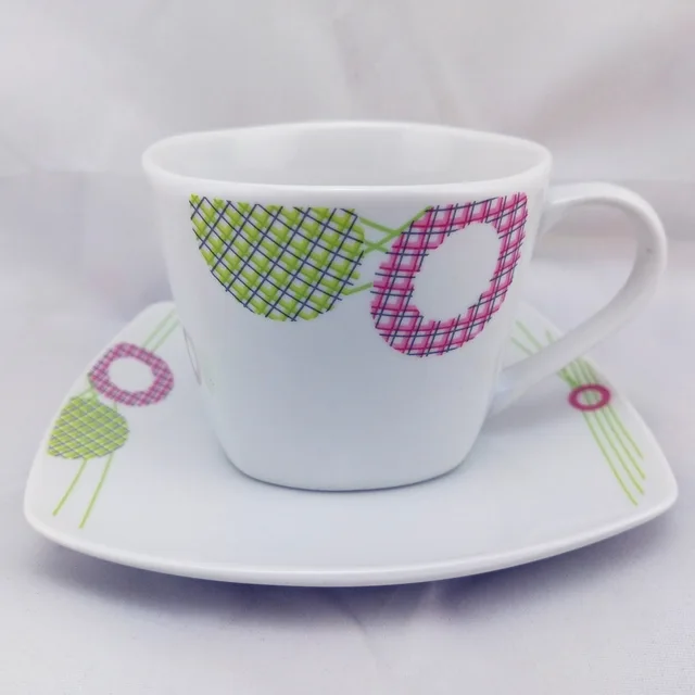 Porcelain Mugs & Saucers