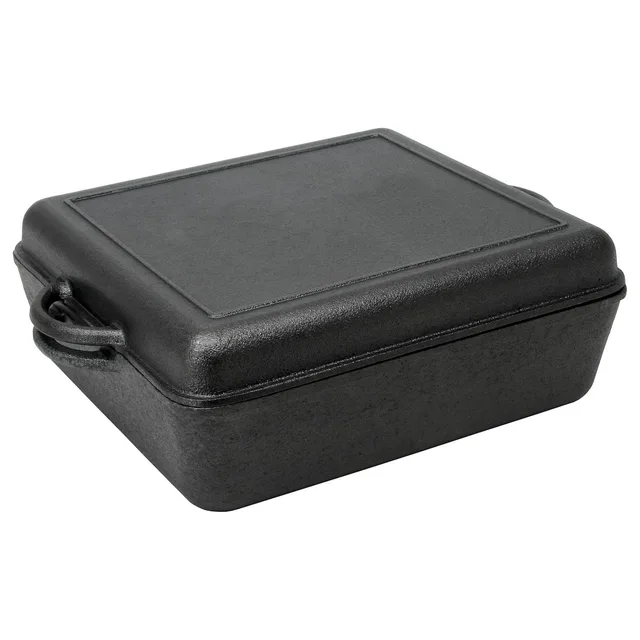 Square cast iron dutch oven
