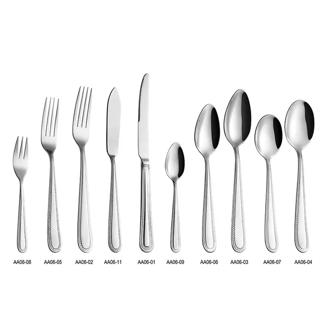 Stainless steel cutlery