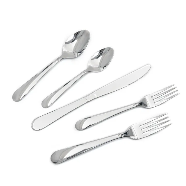 18/0 SUS 430 fork knife spoon elegant flatware set kichenware set for hotel restaurant home use