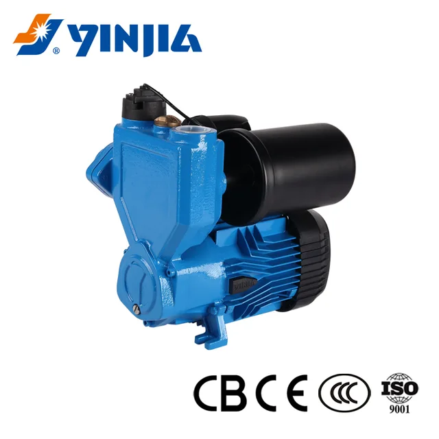 1.5hp 1.1kw micro automatic self-priming peripheral water pump with SS304 welding shaft brass no block system