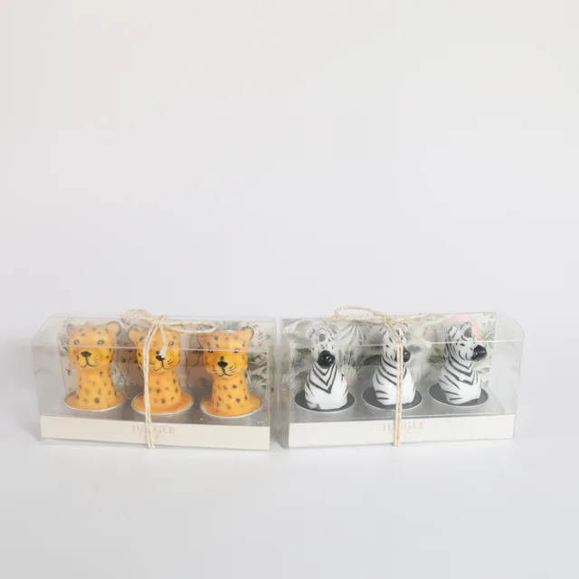 S/3 Animal Head Shaped Tealight