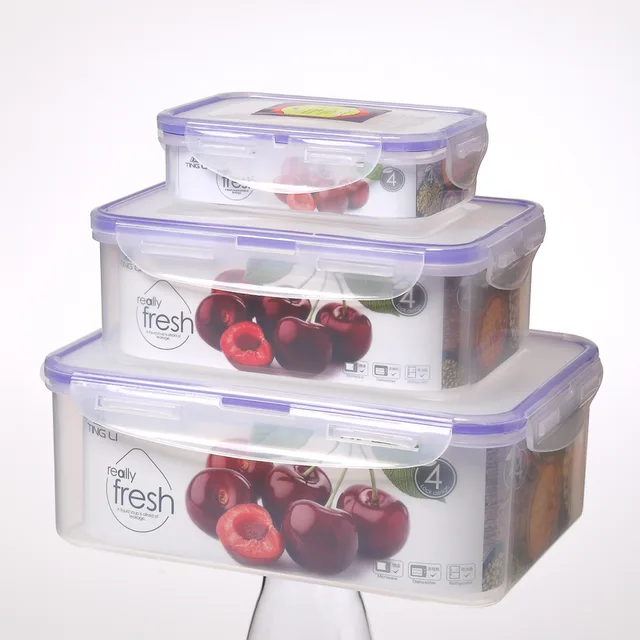 Tingli storage box of 3 set